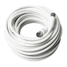 Antennekabel m/stik std. coax 10 meter - Elworks